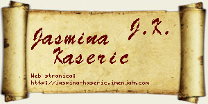 Jasmina Kašerić vizit kartica